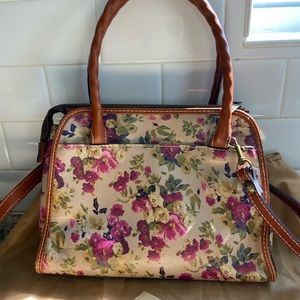 Patricia Nash Antique Rose Floral Bag/Crossbody